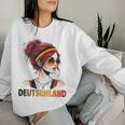 Deutschland Damen Frau Deutsch Deutsches Mädchen Damen Girl Sweatshirt Frauen Geschenke für Sie