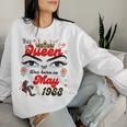 Diese Königin Wurde Im Mai 1988 Geboren Mai Geburtstag Frauen Sweatshirt Frauen Geschenke für Sie