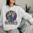 Disco Queen 70'S 80'S Retro Vintage Costume Disco Dance Women Sweatshirt Gifts for Her