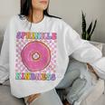 Donut Sprinkle Kindness Girls Doughnut Lover Women Sweatshirt Gifts for Her