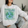 Earth Day Everyday Teacher Mother Earth Planet Anniversary Women Sweatshirt Gifts for Her