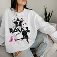 Enfant 7 Rocks Girl Rock N Roll Punk Women Sweatshirt Cadeaux pour elle