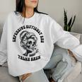 Expensive Difficult And Talks Back Messy Bun Women Sweatshirt Gifts for Her