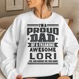 Family Father's Day Dad Daughter Lori Name Men Women Sweatshirt Gifts for Her