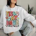 Field Day Bruh Groovy Saying Field Day 2024 Teacher Women Sweatshirt Gifts for Her