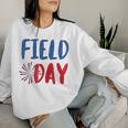 Field Day Red White And Blue Student Teacher Women Sweatshirt Gifts for Her
