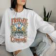 Friday Is Good Cause Sunday Is Coming Jesus Christian Easter Women Sweatshirt Gifts for Her
