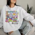 Groovy Happy Last Day Of School Para Life Women Sweatshirt Gifts for Her