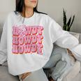 Howdy Southern Western Girl Country Rodeo Pink Cowgirl Women Women Sweatshirt Gifts for Her