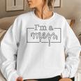 I’M A Mess Paint Drip Craft Diy Graphic Get Messy Women Sweatshirt Gifts for Her