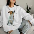 Jack Russell Terrier Mama Papa Damen Herren Kinder Liebe Hund Sweatshirt Frauen Geschenke für Sie