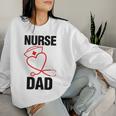 Krankenschwester Papa Frauen Krankenschwester Pflege Nursing Student Sweatshirt Frauen Geschenke für Sie