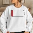 Lilith's Low Battery The Owl Lover Women Sweatshirt Gifts for Her
