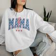 Mama Dada Mini 4Th Of July American Family Matching Women Sweatshirt Gifts for Her