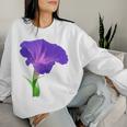 Morning Glory Flower Gardener Women Sweatshirt Gifts for Her