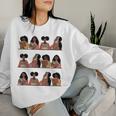 Pretty And Educated Black Read African American Bhm Women Sweatshirt Gifts for Her