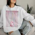 Rainbow Cute Unicorn Graffiti Women Sweatshirt Gifts for Her