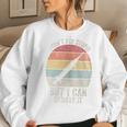 Retro I Can't Fix Stupid But I Can Sedate It Nurse Nursing Women Sweatshirt Gifts for Her