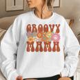 Retro Groovy Mama Matching Family Party Mother's Day Women Sweatshirt Gifts for Her