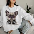 Shih Tzu Deejay Cool Dj Hundeliebhaber Shih Tzu Mama Papa Sweatshirt Frauen Geschenke für Sie