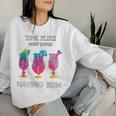 Time Flies When You're Having Rum Beach Vacation Drink Women Sweatshirt Gifts for Her