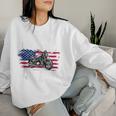Us American Flag Biker MotorcycleFor Women Women Sweatshirt Gifts for Her