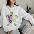 In A World Full Of Grandmas Be A Nana Sea Turtle Women Women Sweatshirt Gifts for Her