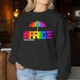 2024 Pnw Gay Pride Event Tacoma Wa Rainbow Flag Lgbtqia Ally Women Sweatshirt Unique Gifts