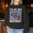 3 Years Old Boy Girl It's My 3Rd Birthday Boys Monster Truck Women Sweatshirt Funny Gifts