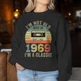 55 Year Old Vintage 1969 55Th Birthday Cassette Tape Women Sweatshirt Unique Gifts