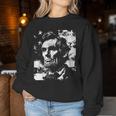 Abraham Lincoln History Teacher President 4Th Of July Women Sweatshirt Funny Gifts