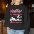 Achtung Erheben Sie Sich Ihre Majestät Mum Mother's Day Sweatshirt Frauen Lustige Geschenke