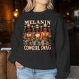 African Melanin Cowgirl Swag Black History Melanin Queen Women Sweatshirt Unique Gifts