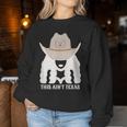 This Ain’T Texas Cowgirl Queen Bee Silhouette Texas Holdem Women Sweatshirt Unique Gifts