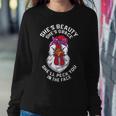 Angry Chicken Peck You In The Face Hen Animal Women Sweatshirt Unique Gifts