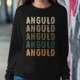 Angulo Personalized Reunion Matching Family Name Women Sweatshirt Funny Gifts