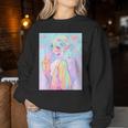 Anime Girl Pastel Kawaii Waifu Elves Girl Women Sweatshirt Unique Gifts