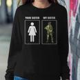 Army Military Sister Appreciation Proud Brother Women Sweatshirt Unique Gifts