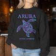 Aruba Sea Turtle Boys Girls Vacation Souvenir Women Sweatshirt Personalized Gifts