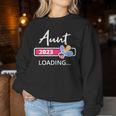 Aunt 2023 Loading New Auntie To Be Promoted To Aunt Women Sweatshirt Unique Gifts