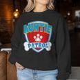 Auntie Of The Birthday Boy Girl Dog Paw Family Matching Women Sweatshirt Unique Gifts