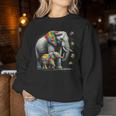 Autism Awareness Elephant Puzzles Autism Mom Support Women Sweatshirt Unique Gifts