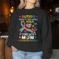 Autism Mom Doesn't Come With A Manual Autism Awareness Women Women Sweatshirt Unique Gifts