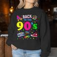 Back To 90'S 1990S Vintage Retro Nineties Costume Party Women Sweatshirt Unique Gifts