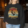 Befördert Zur Mama 2024 Ich Werde Mamaintage Sweatshirt Frauen Lustige Geschenke