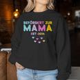 Befördert Zur Mama 2024 Ich Werde Mama Sweatshirt Frauen Lustige Geschenke