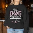 Best Dog Grandma Ever Dog Grandma Women Sweatshirt Funny Gifts
