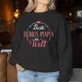 Beste Bonus Mama Der Welt Sweatshirt Frauen Lustige Geschenke