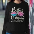 Besties Gone Cruising 2024 Girls Matching Cruise Women Sweatshirt Funny Gifts