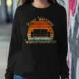 Binge Watching World Champion Retro Gamer Vintage Distressed Women Sweatshirt Unique Gifts